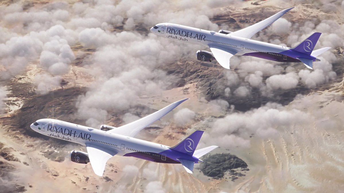 We’re seeing more lavender skies for the 787 #Dreamliner with Riyadh Air | طيران الرياض’s commitment for 28 airplanes at #FIA2026. 🪻💜🤍 #TeamBoeing is excited to support Riyadh Air's fleet and continued global growth. We’re honored to be part of the airline's vision. Release: