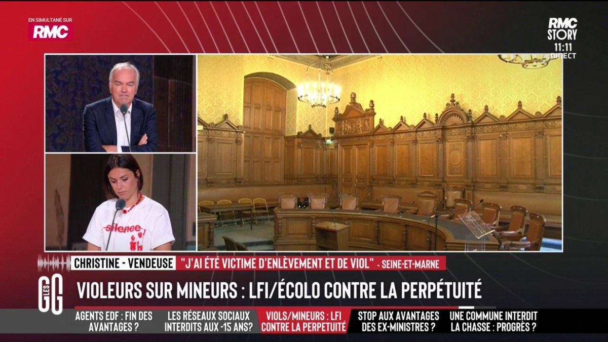 🚨 Le témoignage de Christine au 3216 : "À 14 ans, j'ai été enlevée, séquestrée avec une arme et vi*lée par 2 hommes. Il n'y a pas eu d'enquête. Les gens connaissaient mes agresseurs. Ça a détruit ma scolarité et ma vie. Je ne me sentais pas victime mais coupable." #GGRMC