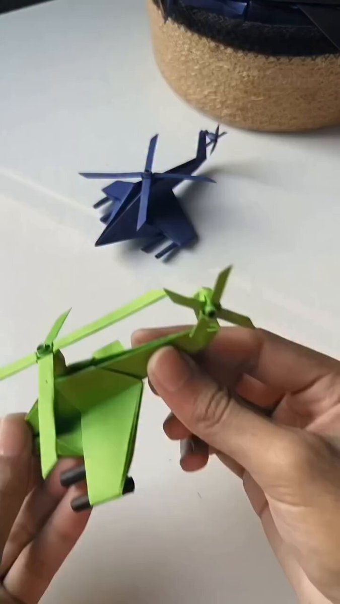 HOW TO MAKE PAPER HELICOPTER 🚁