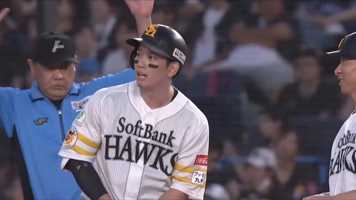 インコースの難しい変化球を上手く捌いた!✨ さすがの勝負強さ!💪 福岡ソフトバンク 栗原陵矢 選手のタイムリーヒットで勝ち越しに成功!🔥🔥 👇スマホ・テレビで試合観戦!