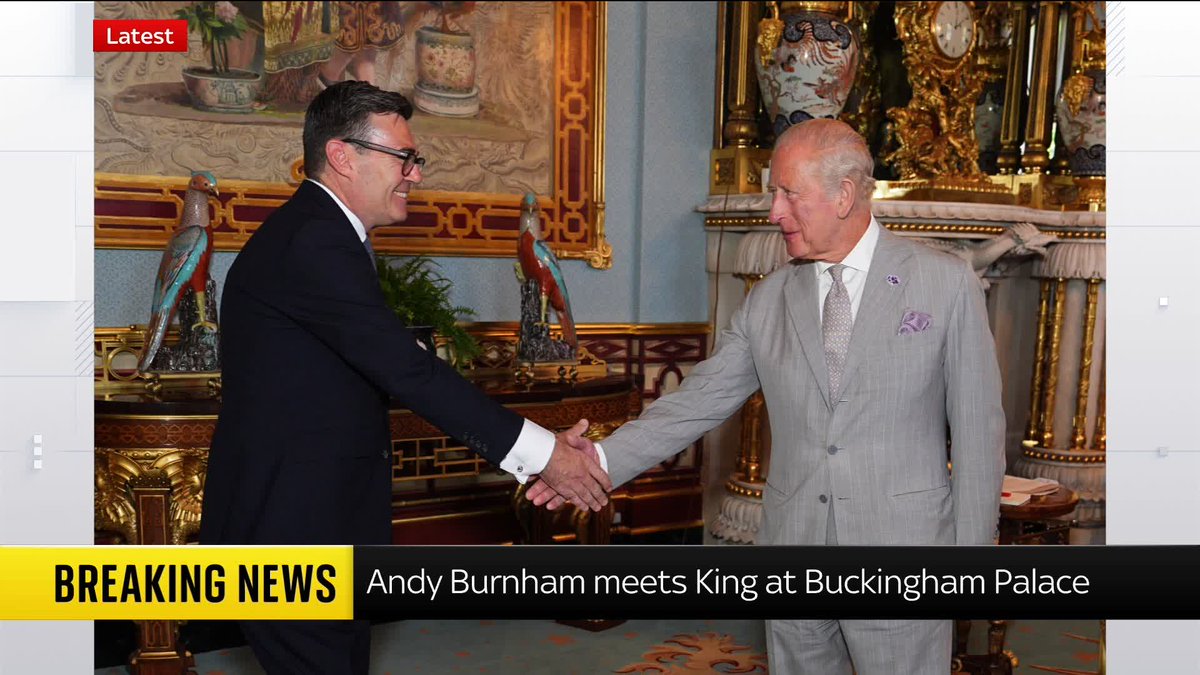 BREAKING: Andy Burnham has been appointed prime minister, Buckingham Palace has confirmed. The King invited him to form a government and Burnham accepted the invitation.