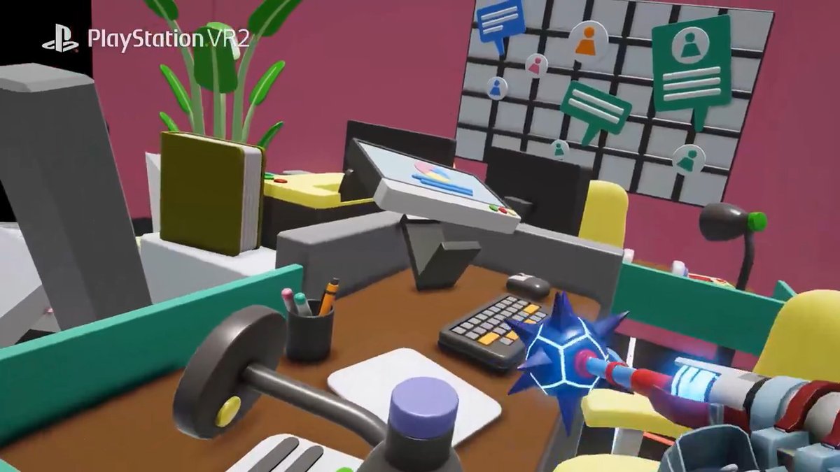 Break stuff in I'm Having A Bad Day, coming to #PSVR2