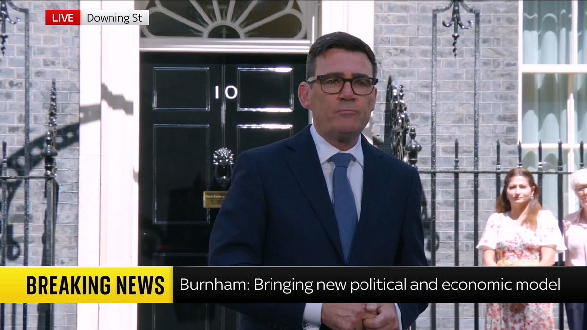 Prime Minister Andy Burnham says he will set out cost of living measures tomorrow. He adds that later this year he will set out a 'new 10-year plan for Britain.' Live updates ➡️ 📺 Sky 501, Virgin 602, Freeview 233 and YouTube