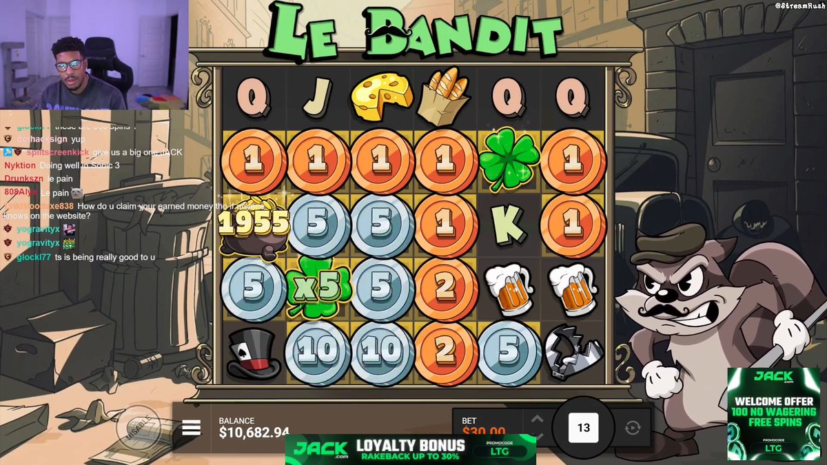 LowTierGod Went CRAZY After Hitting the DREAM Board Playing Le Bandit on JACK! 🤯 LowTierGod 🔥