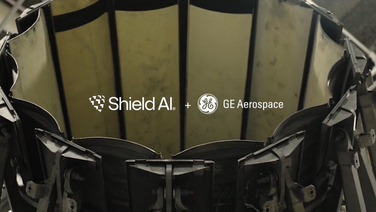 No runway, no problem. Shield AI and GE Aerospace just cleared a critical path to vertical flight, completing engine light-off testing of the Axisymmetric Vectoring Exhaust Nozzle (AVEN) for X-BAT. Engineers from both companies integrated the AVEN into GE Aerospace's F110-GE-129E engine, then completed functional checkouts and engine light-off to verify system performance. Full release in thread Autonomy for the world. The greatest victory requires no war.