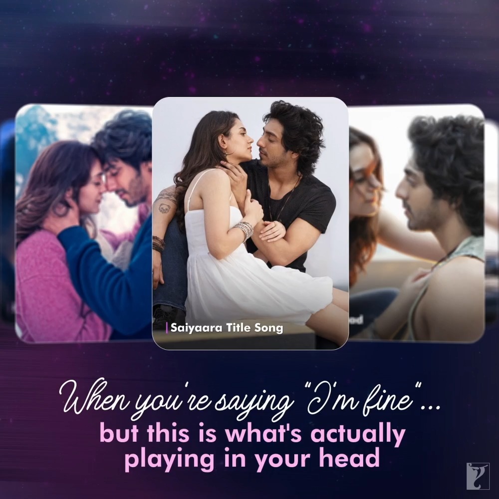 You didn't just listen to these songs. You made them your own. ❤️ #1YearOfSaiyaara