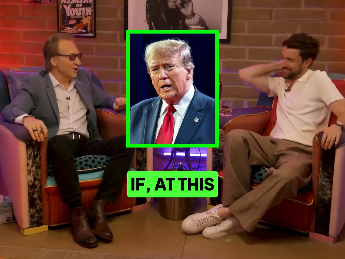 Maher just told the Rosie O'Donnells and Kathy Griffins of the world that it's THEIR FAULT for being so obsessed with Trump. He says if you are still fuming over his personality ten years in, that's not on Trump, "THAT'S ON YOU!" MAHER: "You're just WAY TOO into Donald Trump as the person who CONTROLS how you think in life." "If, at this point, 10 years into the Trump situation, you are still obsessing about his personality, my view is that's on YOU." "I don't care about your ballroom. I don't care what you do on the lawn. You can have UFC fights. You can have sheep grazing there, like one president did. You can do anything you want. Pickleball! I don't give a shit what you do on the lawn. And if you're a person who does, you're just way too into Donald Trump..." "As long as it's something that doesn't really affect me or other people... I DON'T CARE!" "Your life is all about Donald Trump. Mine isn't."