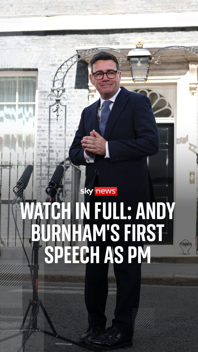 'I have accepted his Majesty the King's invitation to form a government' Andy Burham pledges to help cost of living crisis in his first speech as Prime Minister
