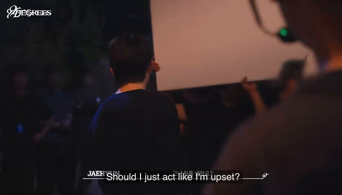 jaehyun requested to turn off the music so he could act angry properly and oh my god... i genuinely got scared for my life because jaehyun is the last person on earth to have that much anger but his acting is so good????