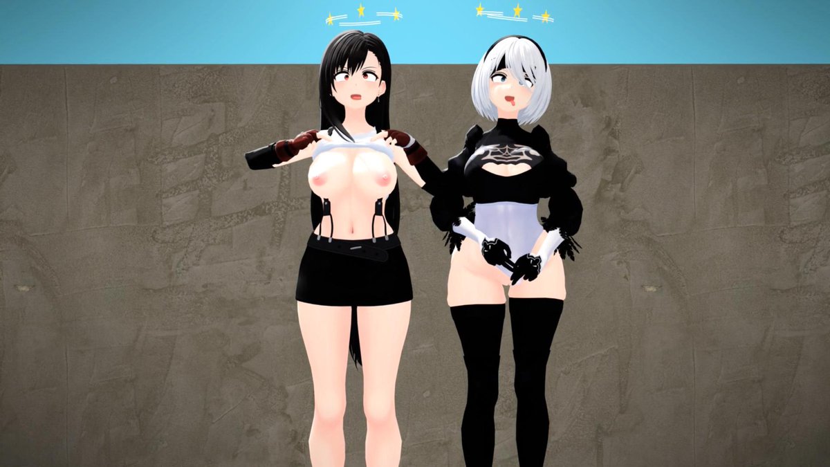 時限バカ弾&混乱アニメーション 質問箱から参考にさせていただいたアニメーションです。秘密道具によってお間抜けになっちゃったお姉さんたちでした! #混乱 #催眠 #状態変化