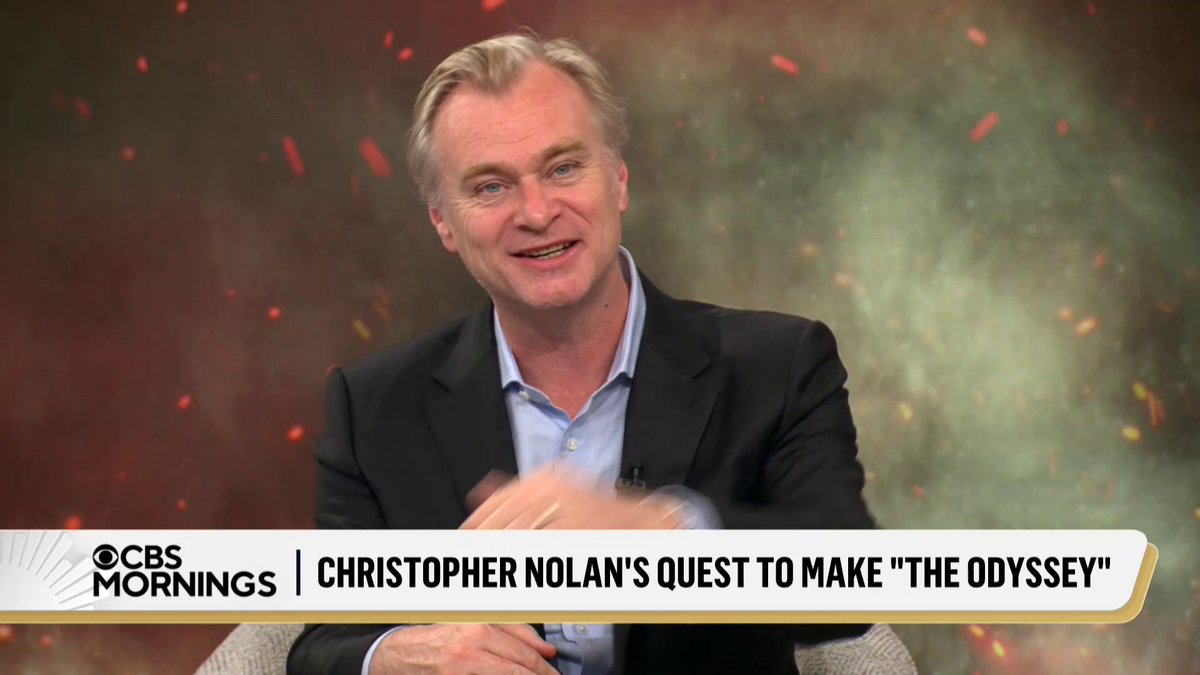 Since he was 16, Christopher Nolan has been dreaming of a way to shoot an entire film on IMAX, and with “The Odyssey,” he’s finally done it. The Oscar-winning director told Gayle King about the challenges of shooting across six countries and on a boat in open waters — and why he still feels nervous before debuting his films in theaters: “The movie’s really not done until the audience kind of tells me what it is.”