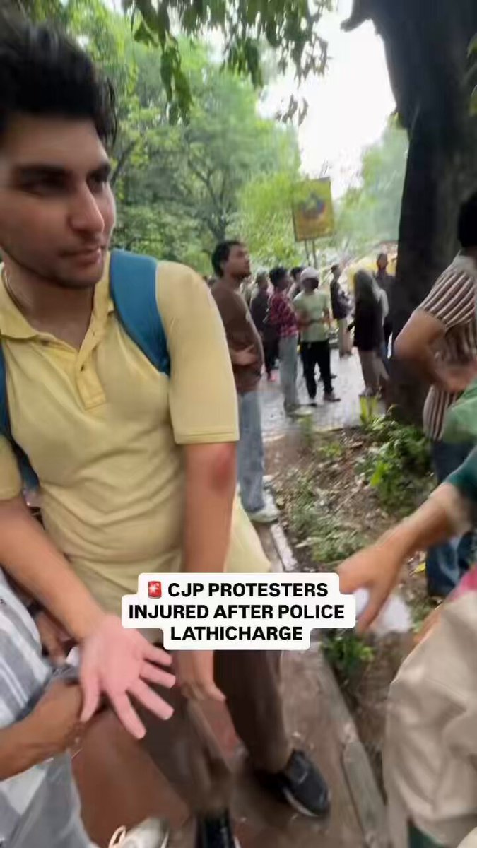 A protestor says, “We were asked to sit in a place by the Police, and then suddenly some officer received a call and they started to assault us with their lathis. We were treated like terrorists.” Narendra Modi - why do you hate the youth so much? What wrong did we do?