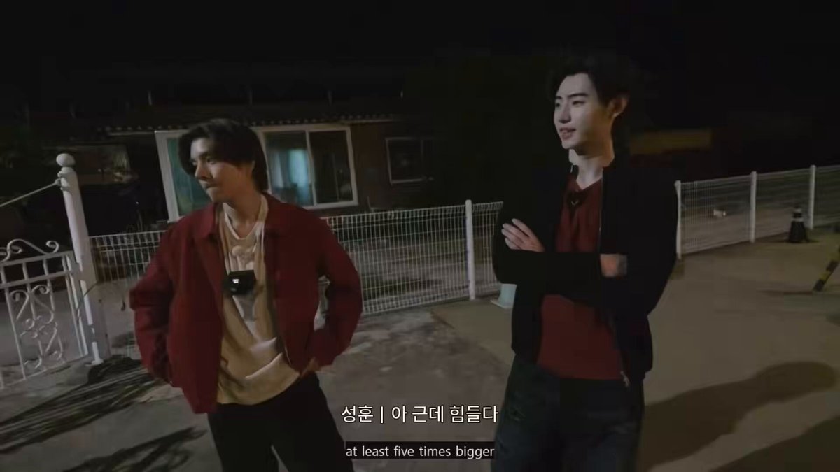 #JAKE #SUNGHOON after the filming of knight of the blood moon. these two puppies can literally talk forever 🐶🐶💬