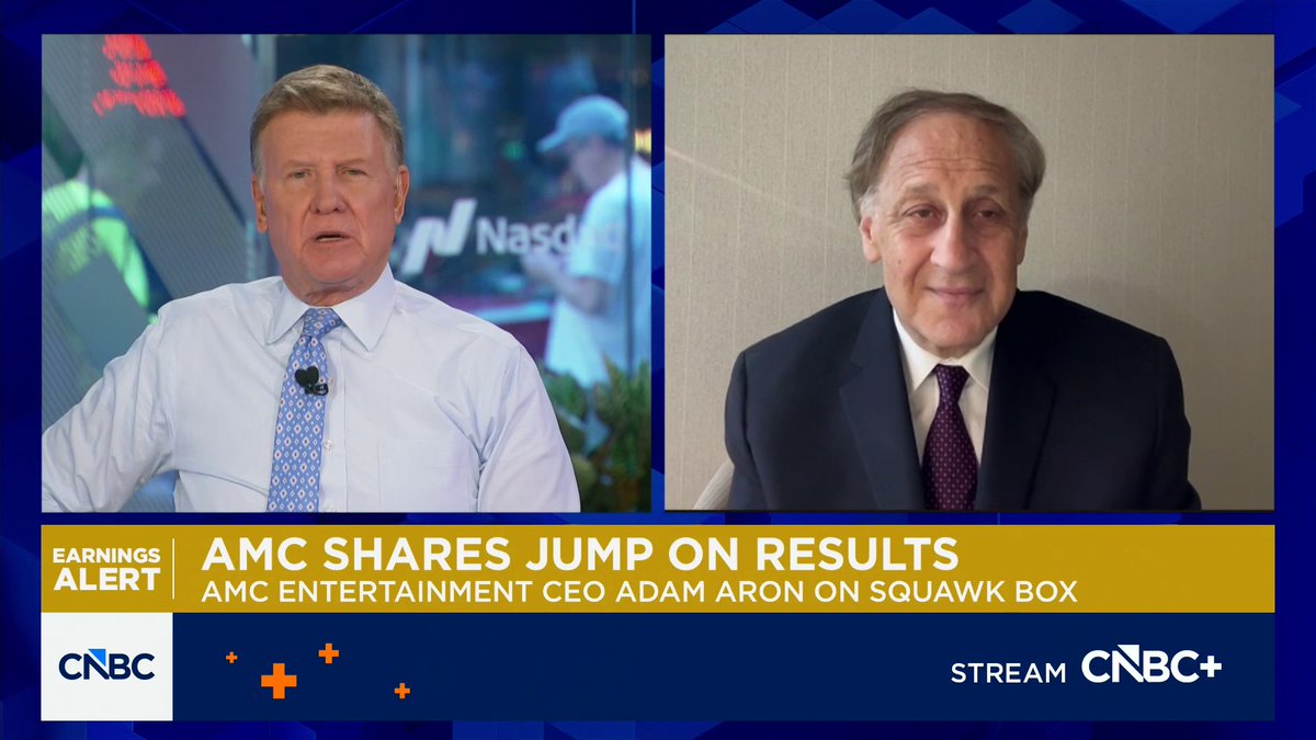 Hooray for Hollywood. AMC Entertainment's Adam Aron on the big comeback... and popcorn. @ceoadam