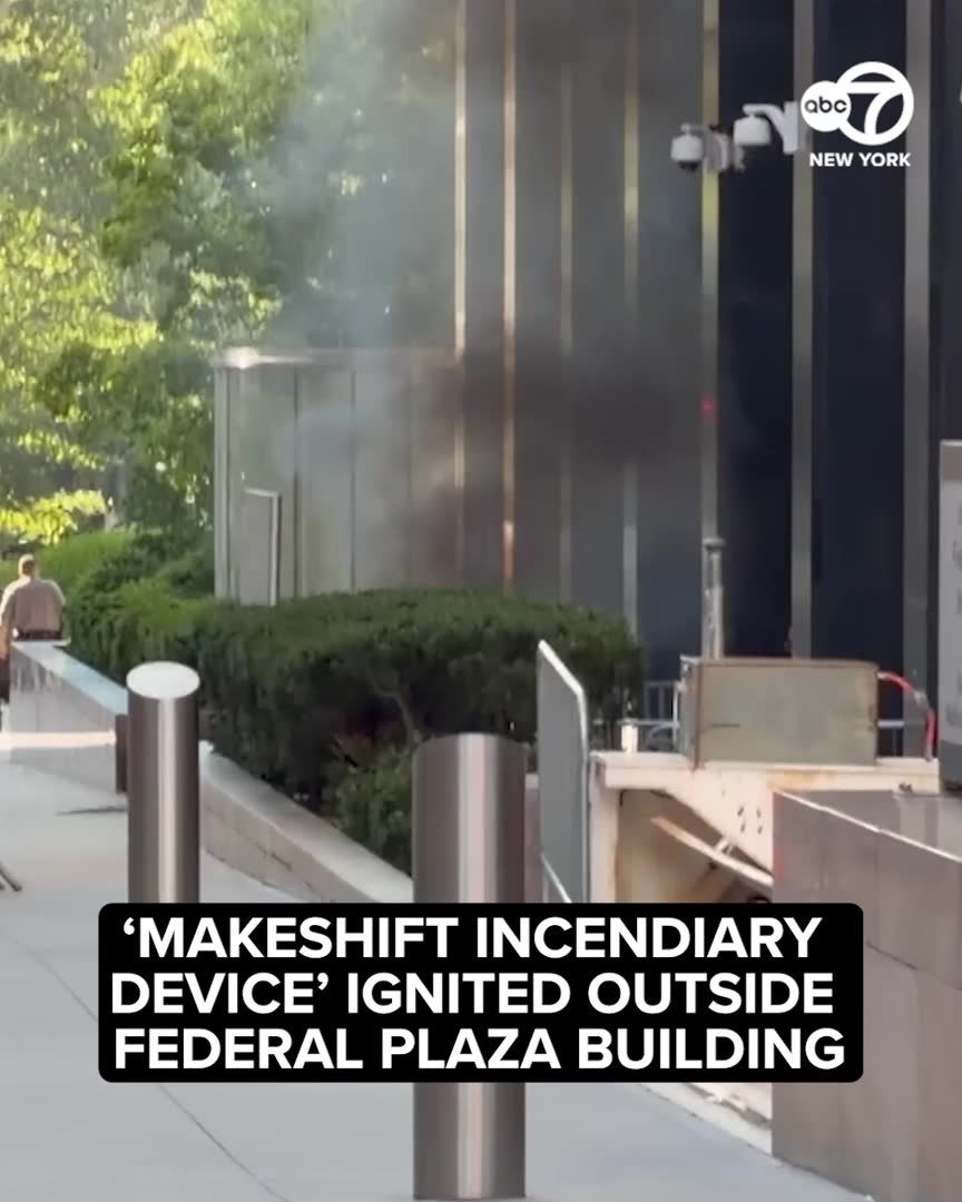 One person is in custody after the FBI says he "deployed an incendiary device outside 26 Federal Plaza." Authorities say the person in custody is believed to be a protester with a history of anti-ICE activity.