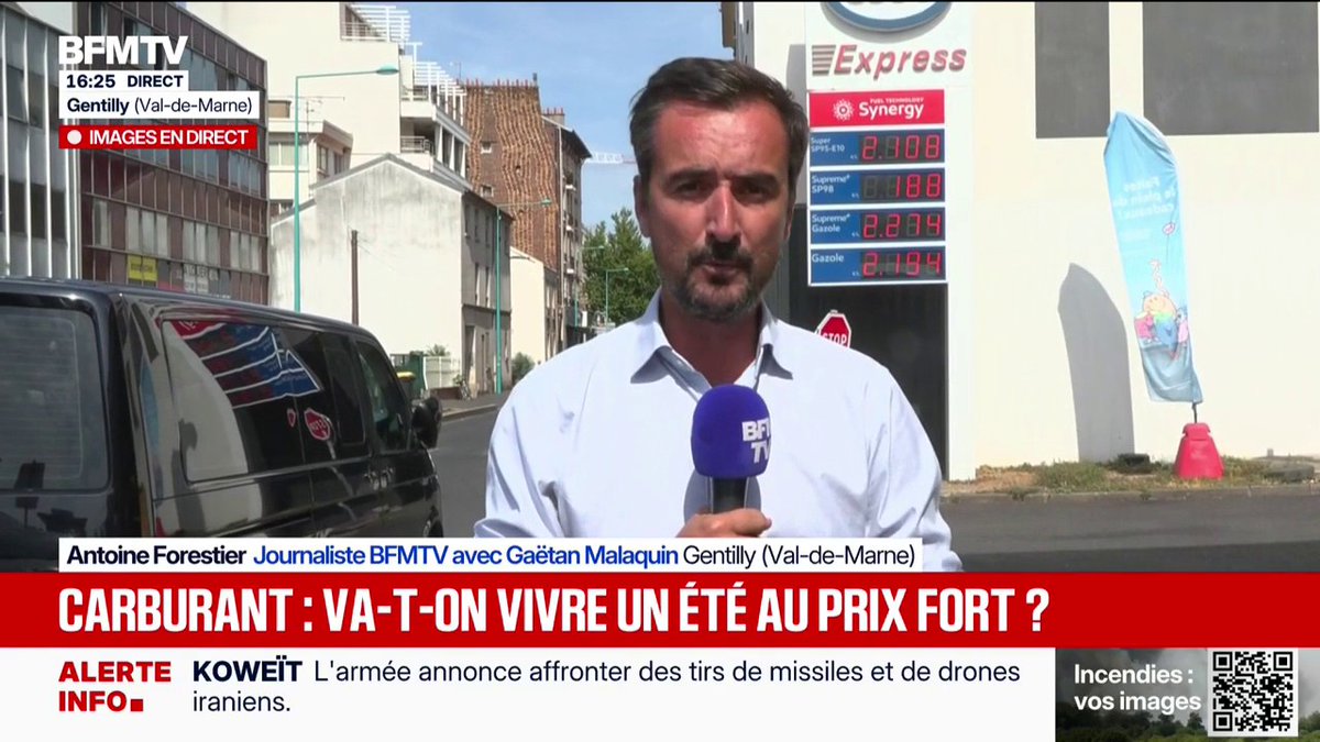L'essence redépasse les 2€ par litre de carburant. (Les Français ne disent rien donc les partis politiques ne feront rien)