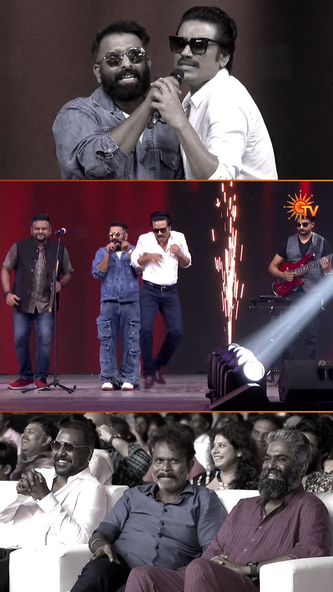Throwback to Santhosh Narayanan singing while SJ Suryah vibes to the "Kadhal Kappal" song. #SunTV #SunTVThrowback #SanthoshNarayanan #SJSuryah #KadhalKappal #HBDSJSuryah