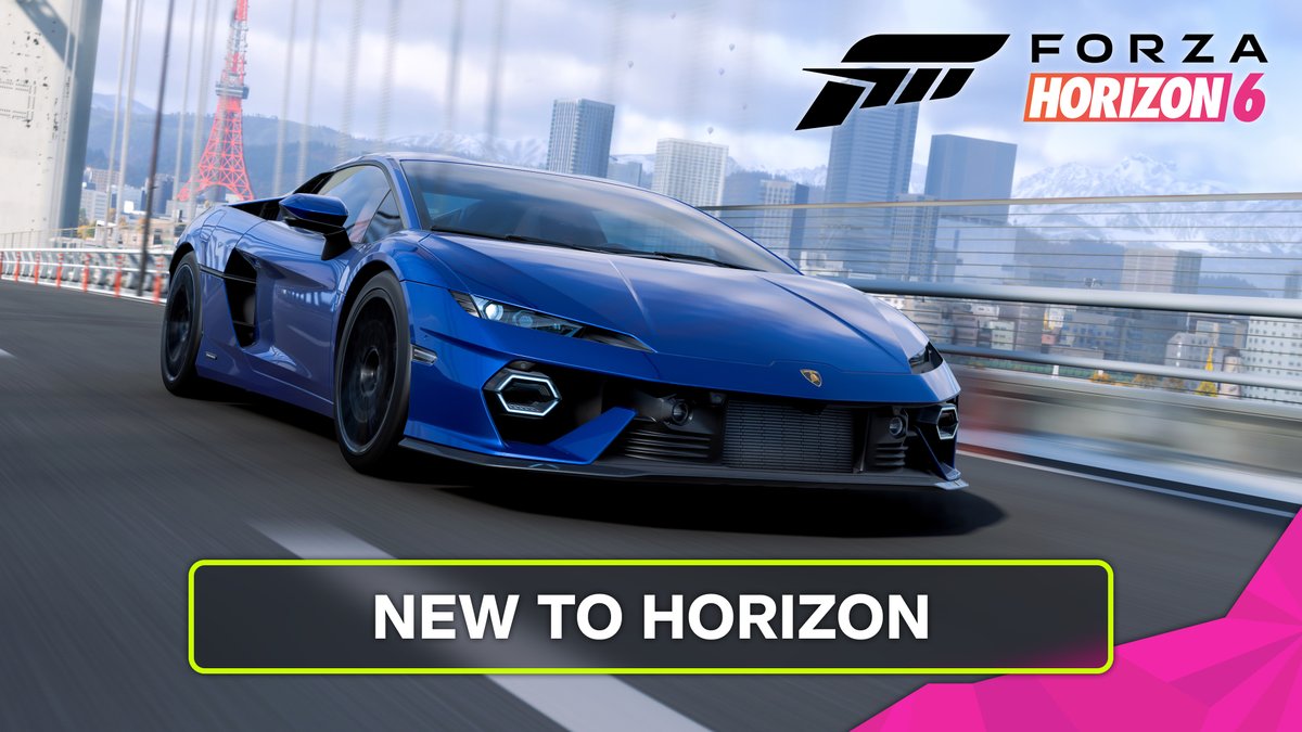 Driving emotion knows no boundaries. Experience Lamborghini Temerario in Forza Horizon 6. In-game content only – not a real-world vehicle.