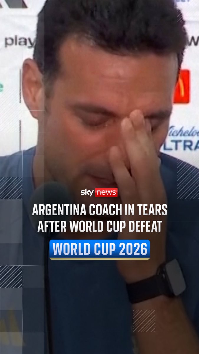 A tearful Lionel Scaloni said his 'soul hurts' after Argentina's defeat by Spain in the World Cup final. Read more: