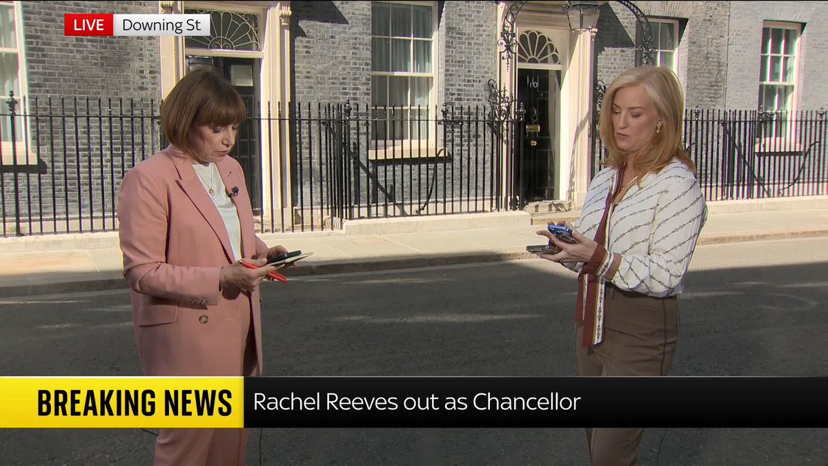 BREAKING: Chancellor Rachel Reeves has announced she is leaving government. Sky's Beth Rigby says that she understands Reeves was offered "a big job but declined" 📺 Sky 501, Virgin 602, Freeview 233 and YouTube