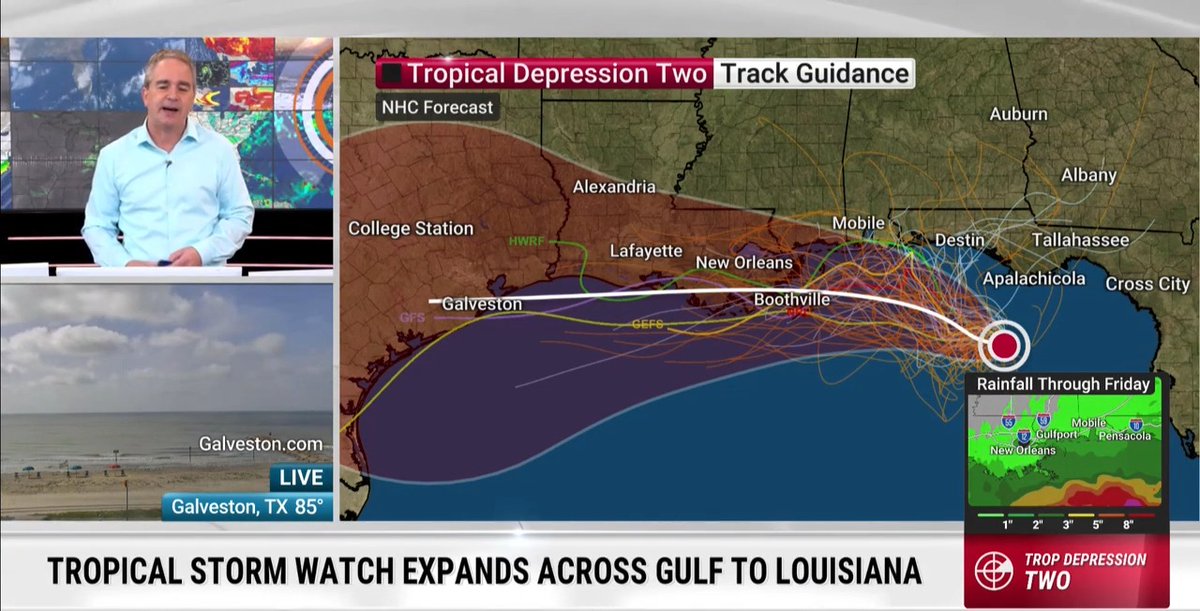 A tropical depression is expected to strengthen into Tropical Storm Bertha today, with a threat of heavy rain along the Gulf Coast from the Florida Panhandle to Louisiana and Texas. Dr. Greg Postel has the latest update: