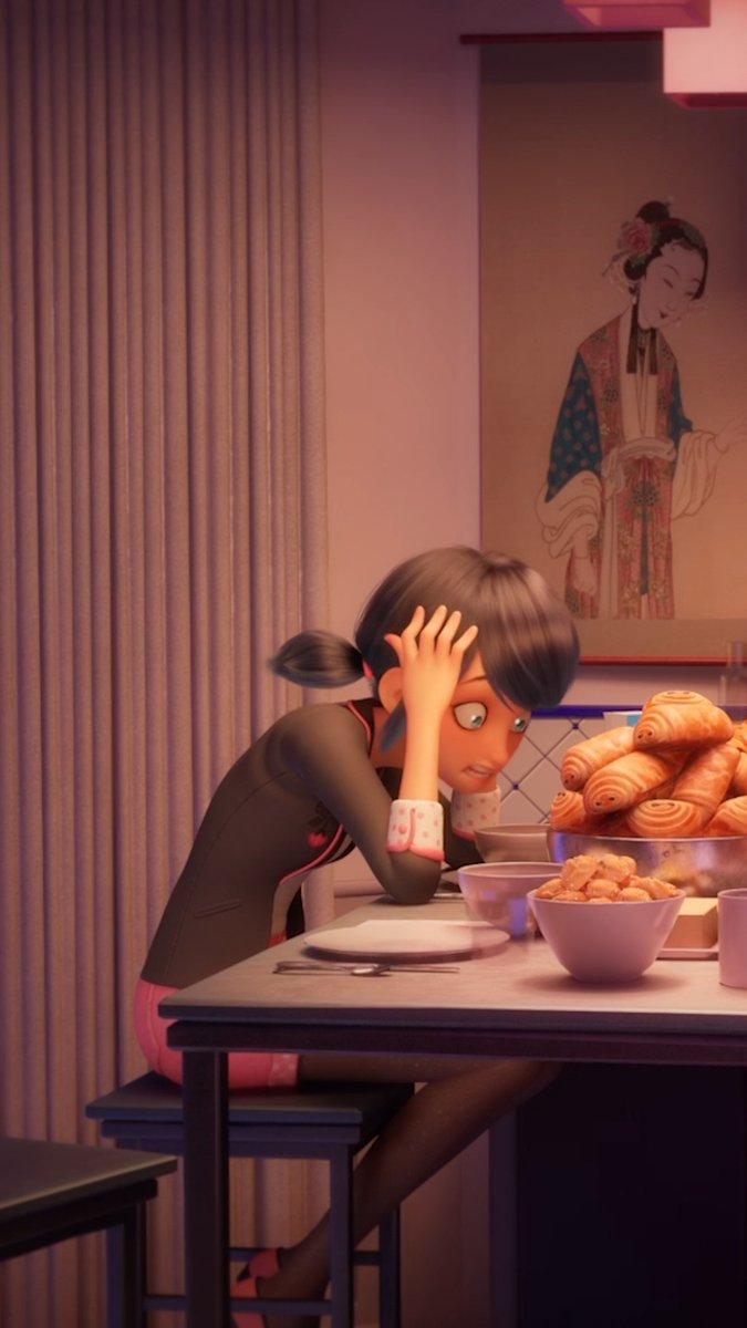 She’s having Marinette moments 😂