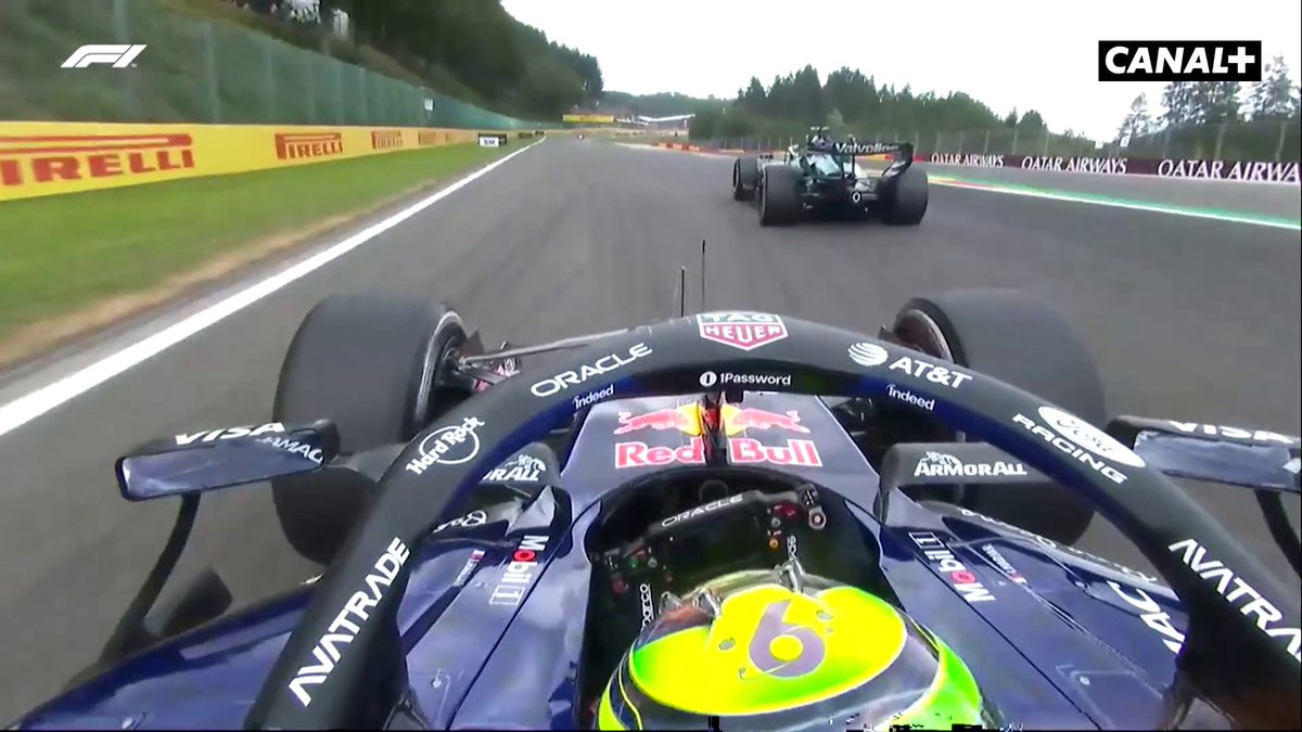 La folle remontée d'Isack Hadjar au Grand Prix de Belgique 😍 #BelgianGP #F1
