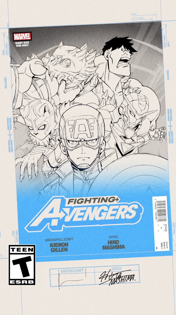 Captain America gathers Iron Man, Black Panther, and Hulk to form a team tasked with the impossible: saving the Earth while learning to trust one another again. Experience Fighting Avengers, writing/script by Kieron Gillen; illustrated by Hiro Mashima.