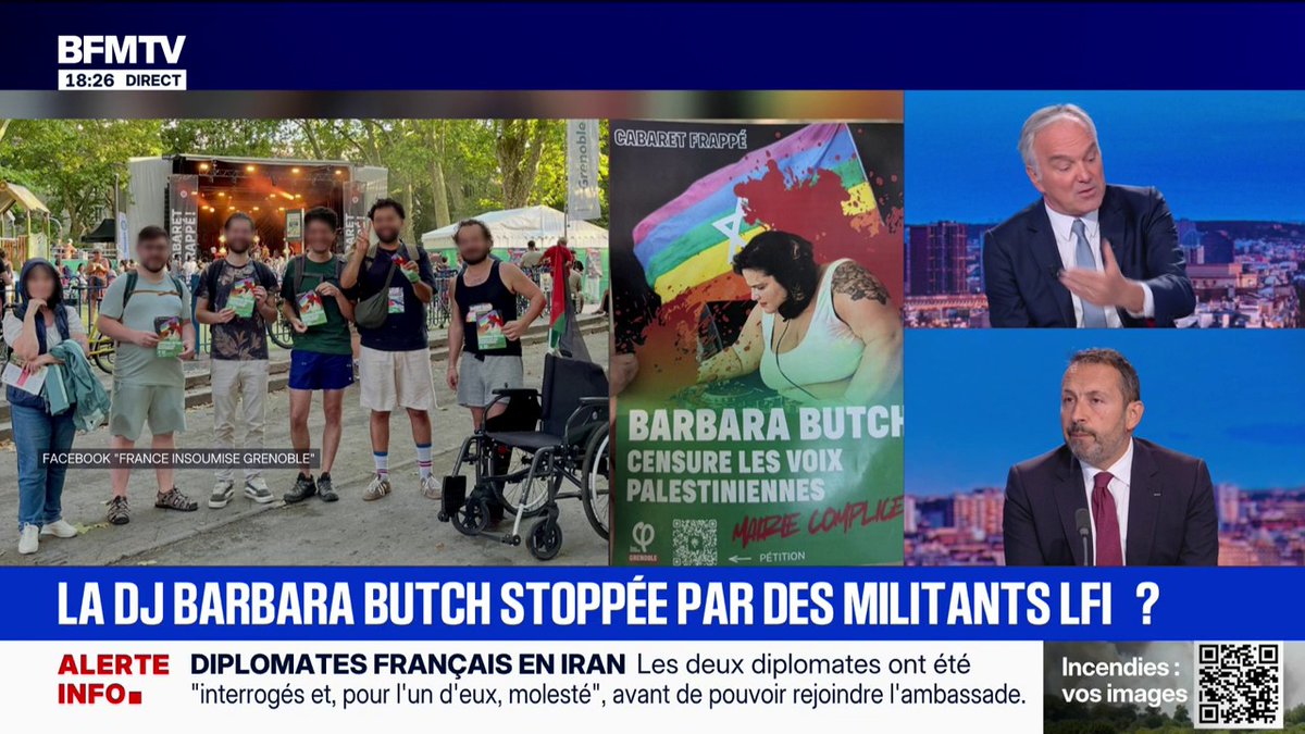 Concert de Barbara Butch interrompu: "J'aimerais qu'on entende le monde de la culture soutenir madame Butch", affirme Sébastien Chenu (RN)