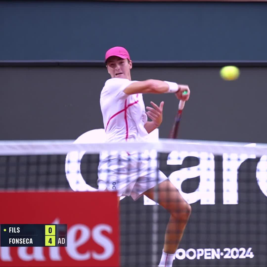 ¿Se acuerdan del primer triunfo ATP de Fonseca? Qué manera de pegarle a la pelotita ese día ante Fils, por favor 🔥