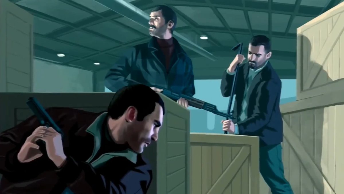 The GTA IV loading screen music still goes hard