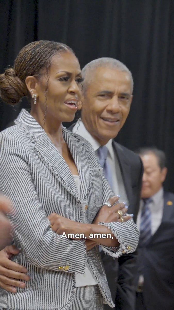 There’s nothing like a choir to get you fired up! Michelle and I enjoyed this beautiful performance from the Uniting Voices Chicago during the grand opening of the Obama Presidential Center.