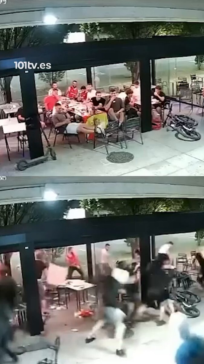 Nuevas imágenes del correctivo a los Nazis de Núcleo Nacional en Nafarroa. Ni piernas, ni brazos: ¡Los Nazis a pedazos!