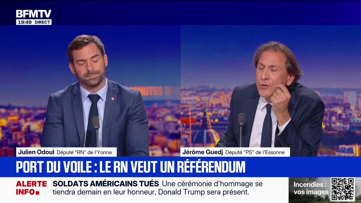 Perpétuité pour les violeurs en série de mineurs: "La société a un devoir de protection", assure Julien Odoul, député RN