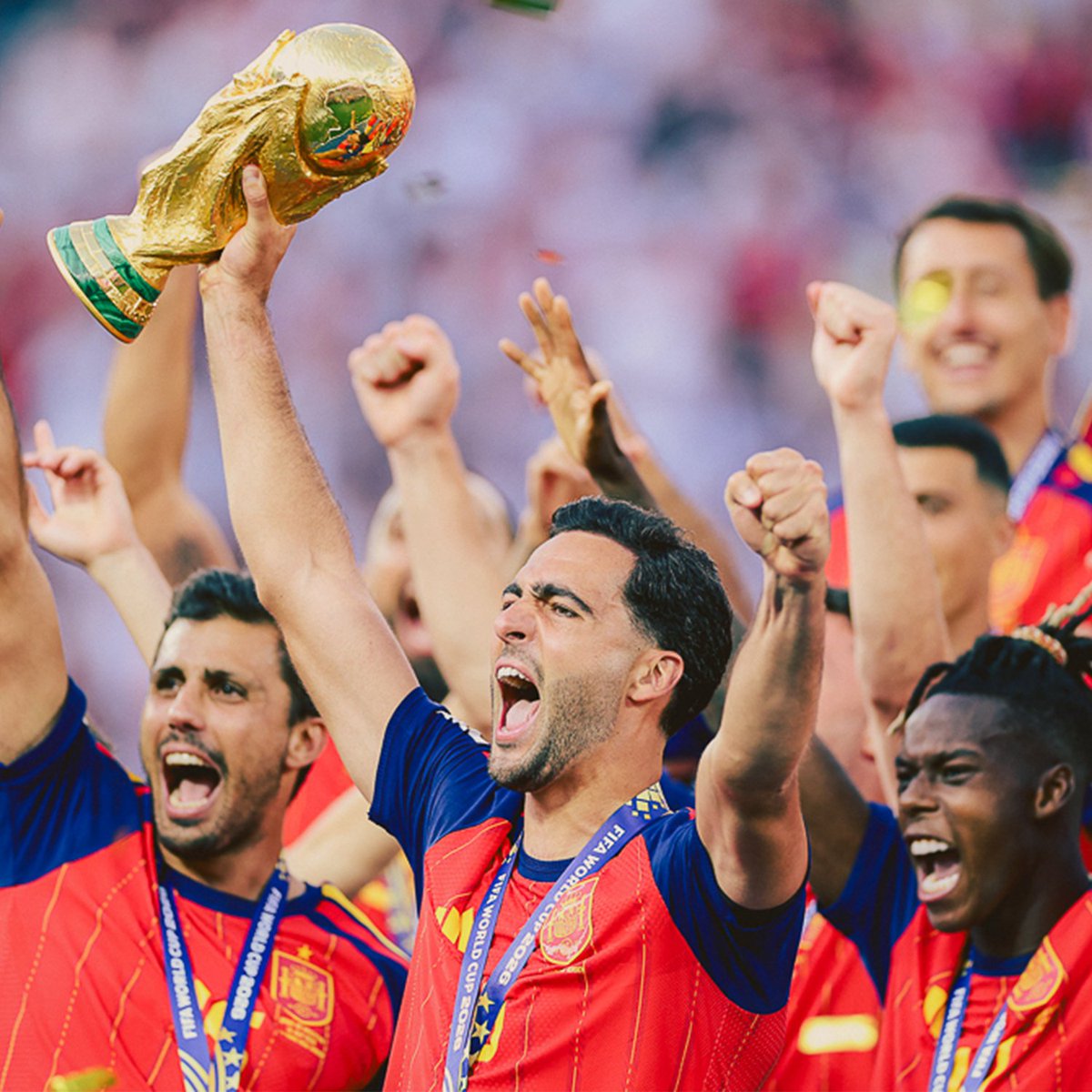 From season-ending injury to Spain's World Cup hero 🏆 Mikel Merino stars in A Champion's Story, streaming now 🎬