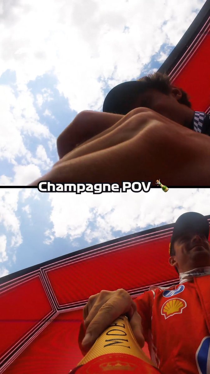 POV: You're a champagne bottle on the Spa podium! 🍾👀 #F1 #BelgianGP