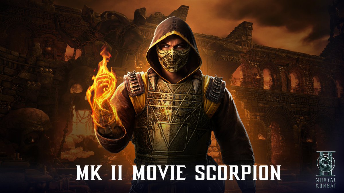 🔥 MK II Movie Scorpion arrives in the Fire & Ice Update on July 22 as the third movie inspired fighter! Master his Shinobi Tactics to anayalze your foe and increase Damage from Lightning, Fire, and Magic attacks! #MKMobile #MortalKombatII begins streaming July 24 on #HBOMax.