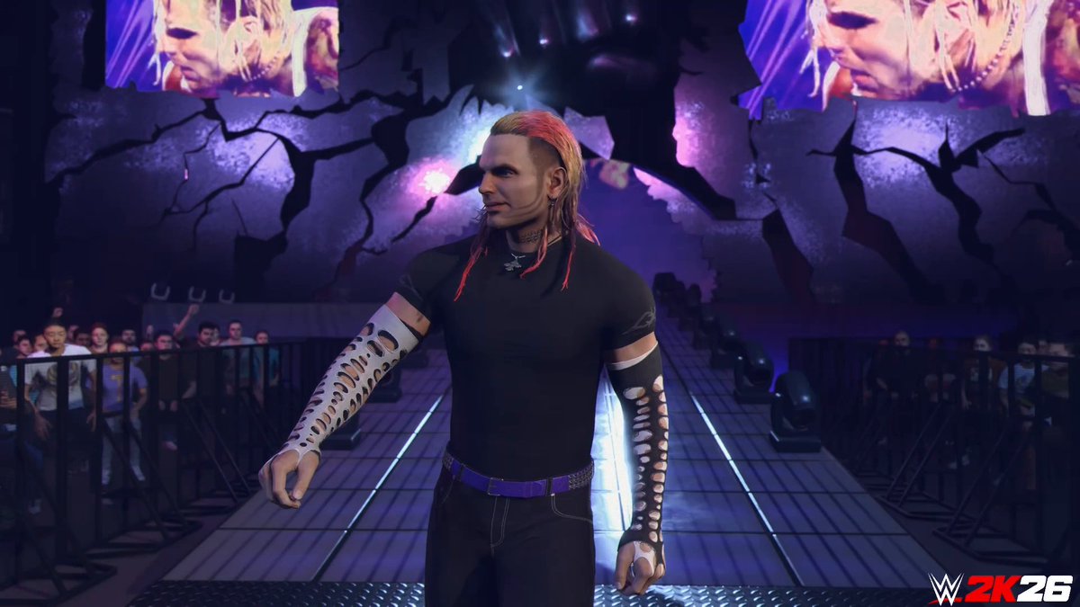 Yesss! Jeff Hardy "00 full entrance in #WWE2K26