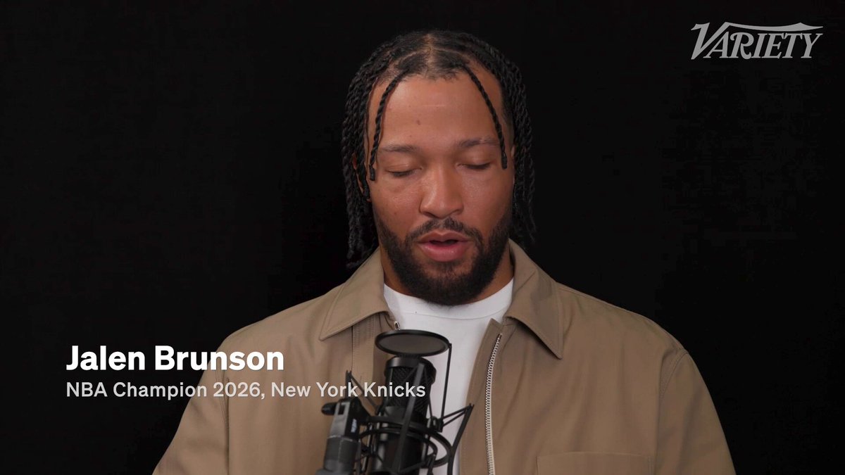 Jalen Brunson says that he will "always have confidence" in himself and his team because "I know how hard we work": "Even though, yes, we did win this past year, going forward, that literally means nothing." Variety Sports &amp; Entertainment Studio