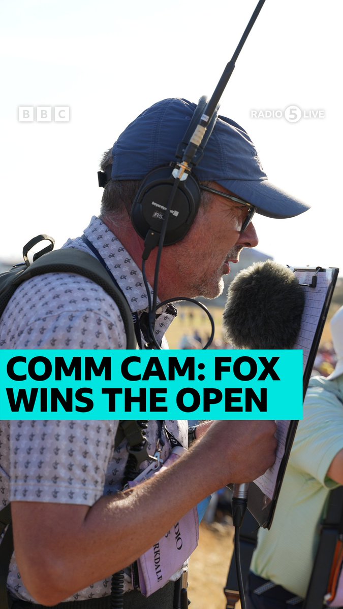 'He's done it in the most dramatic way you can!' 🗣️ Relive the moment Ryan Fox drained a birdie putt on the 18th hole to win the Claret Jug at Royal Birkdale 🤩 🎙️ Iain Carter & Catriona Matthew OBE #BBCGolf #TheOpen