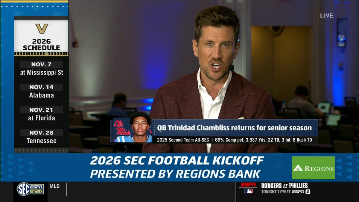 "I think he's the best quarterback in the entire country and I don't think it's that close." Jordan Rodgers thinks Trinidad Chambliss is just scratching the surface on how good he can be 📈