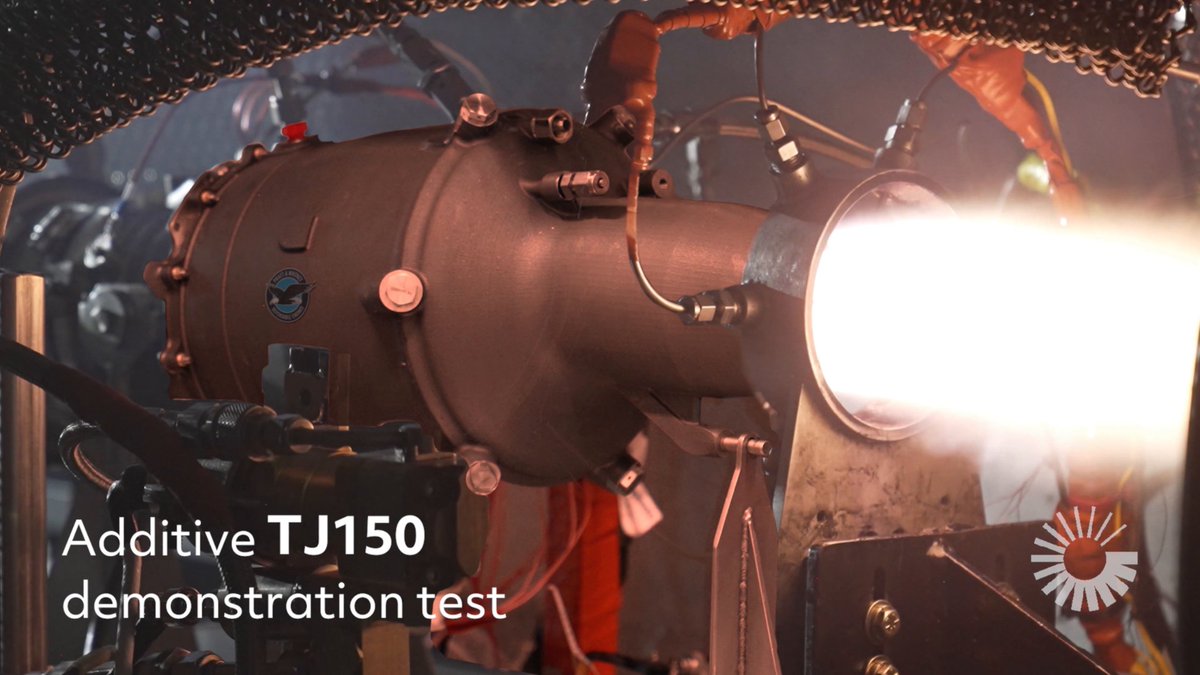 Pratt &amp; Whitney has completed a demonstration test on its 3D-printed TJ150 engine, which is known for powering missiles and decoys. #FIA2026