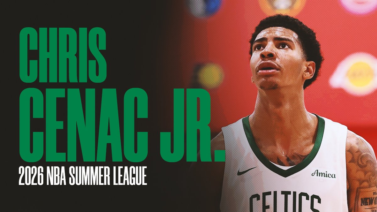 Chris Cenac Jr. (Chris Cenac Jr.) made a good first impression in Vegas. Here's the best of Celtics rookie from the 2026 NBA Summer League: