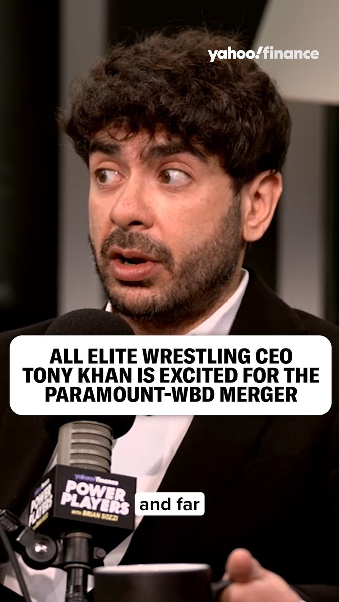 AEW CEO Tony Khan thinks Paramount's merger with Warner Bros. Discovery will boost both companies.