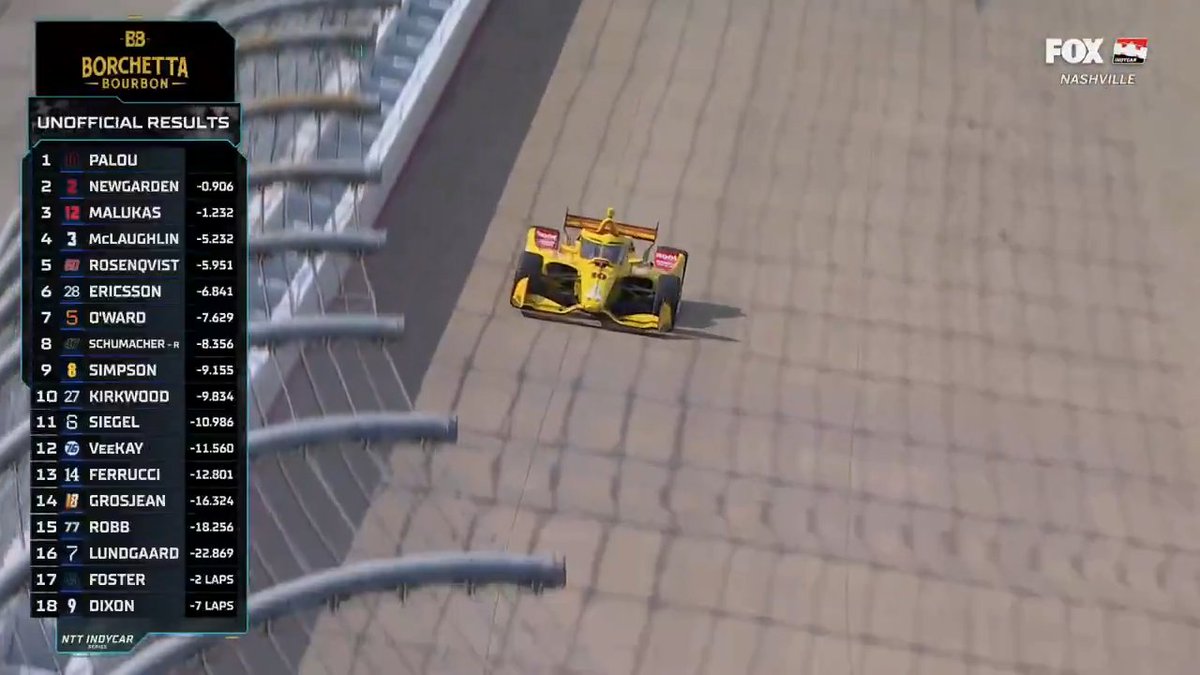 Alex Palou wins at Nashville Superspeedway!