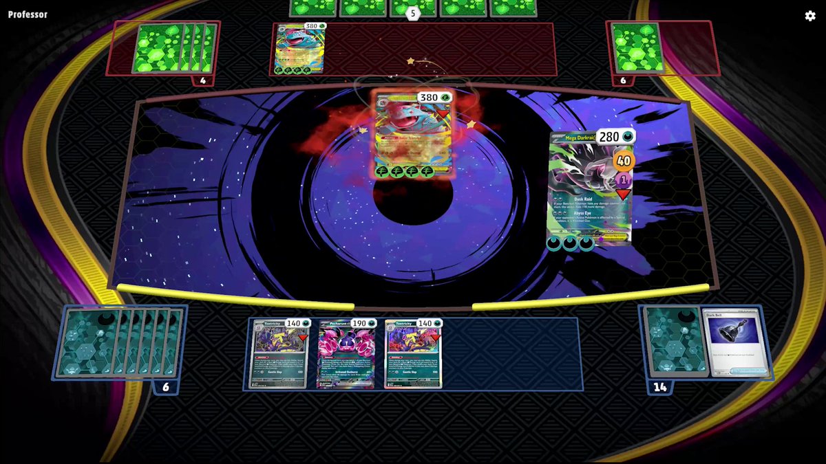 As long as your opponent's Active Pokémon is affected by a Special Condition, Mega Darkrai ex can provide an instant Knock Out with its Abyss Eye attack 🥊 Learn more about how to best utilize Mega Darkrai ex with the latest lessons available now in the Learning Lab!