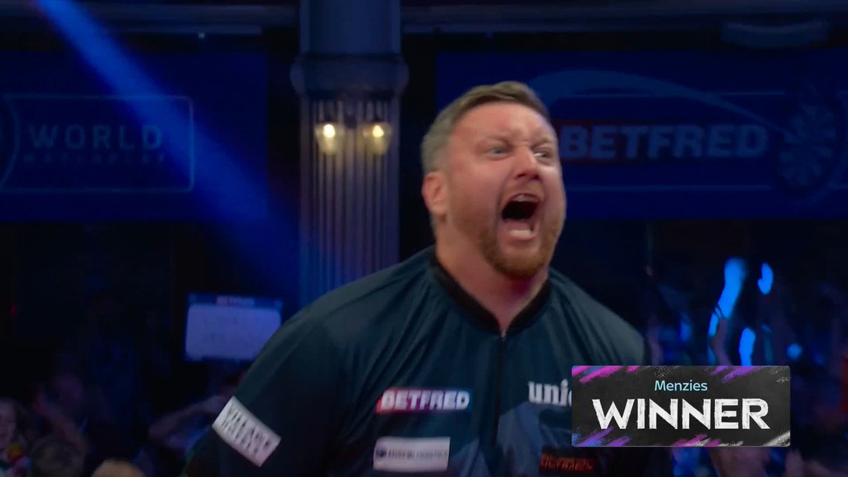 MAGICAL WIN FOR MENZIES! 🏴󠁧󠁢󠁳󠁣󠁴󠁿 INCREDIBLE! 🤯 Cameron Menzies raises the roof with an inspired 170 checkout to stun Luke Humphries and seal his first win on the Winter Gardens stage! 📺 #MatchplayDarts
