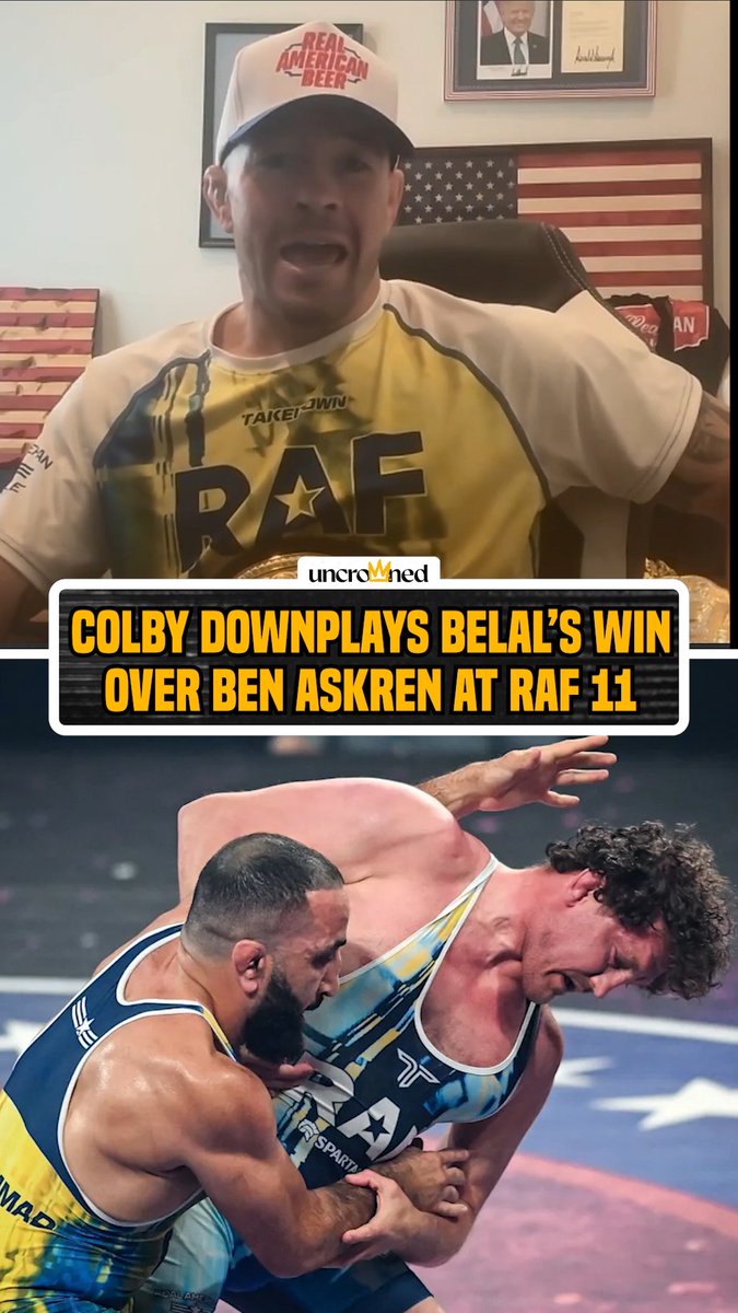"It'll be the easiest matchup for me ever." Colby says Belal isn't on his level after "looking awful" against Askren 😳 #HelwaniShow