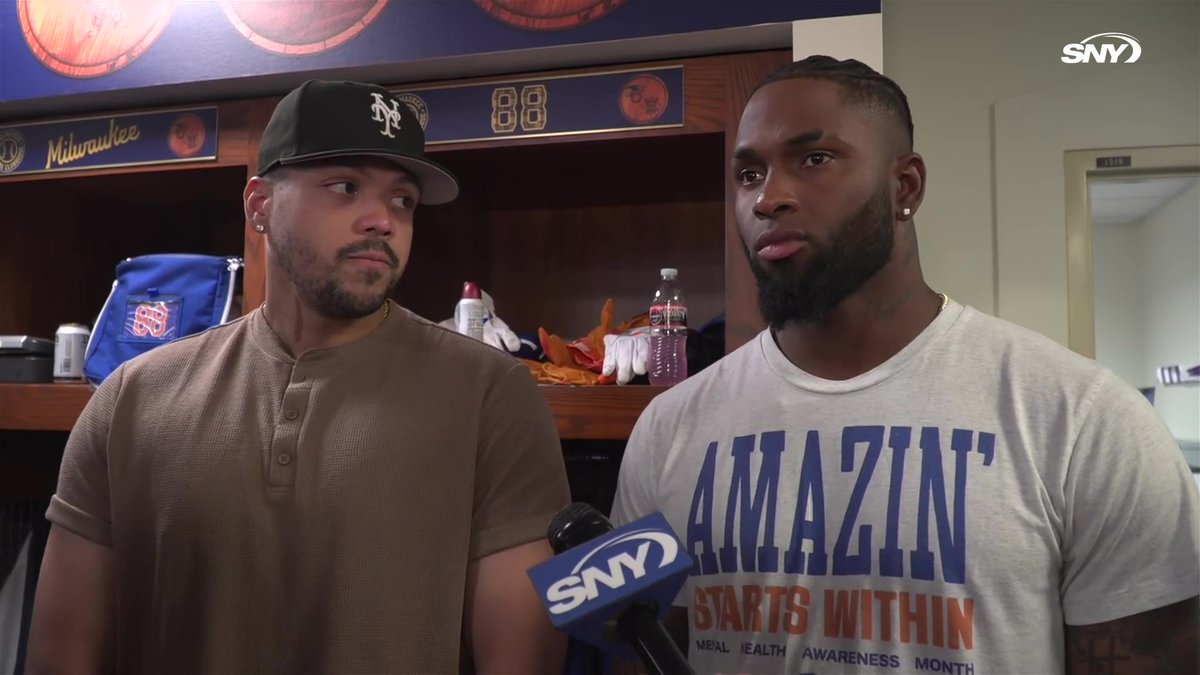 Luis Robert Jr. on how A.J. Ewing has looked in his place: "He's done a tremendous job. Thank God he's been able to adjust to the league the way he has"