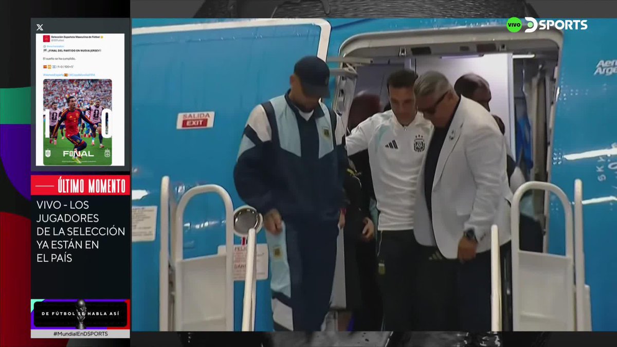 LA LLEGADA AL PAÍS DE LA SELECCIÓN ARGENTINA 🇦🇷‼️